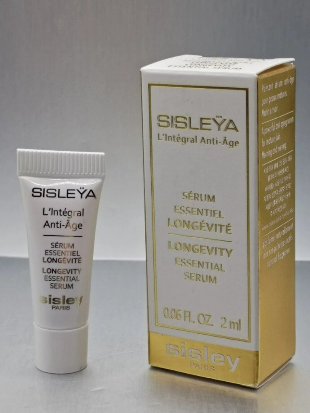 Sisley Longevity Essential Serum - White & Gold Packaging
